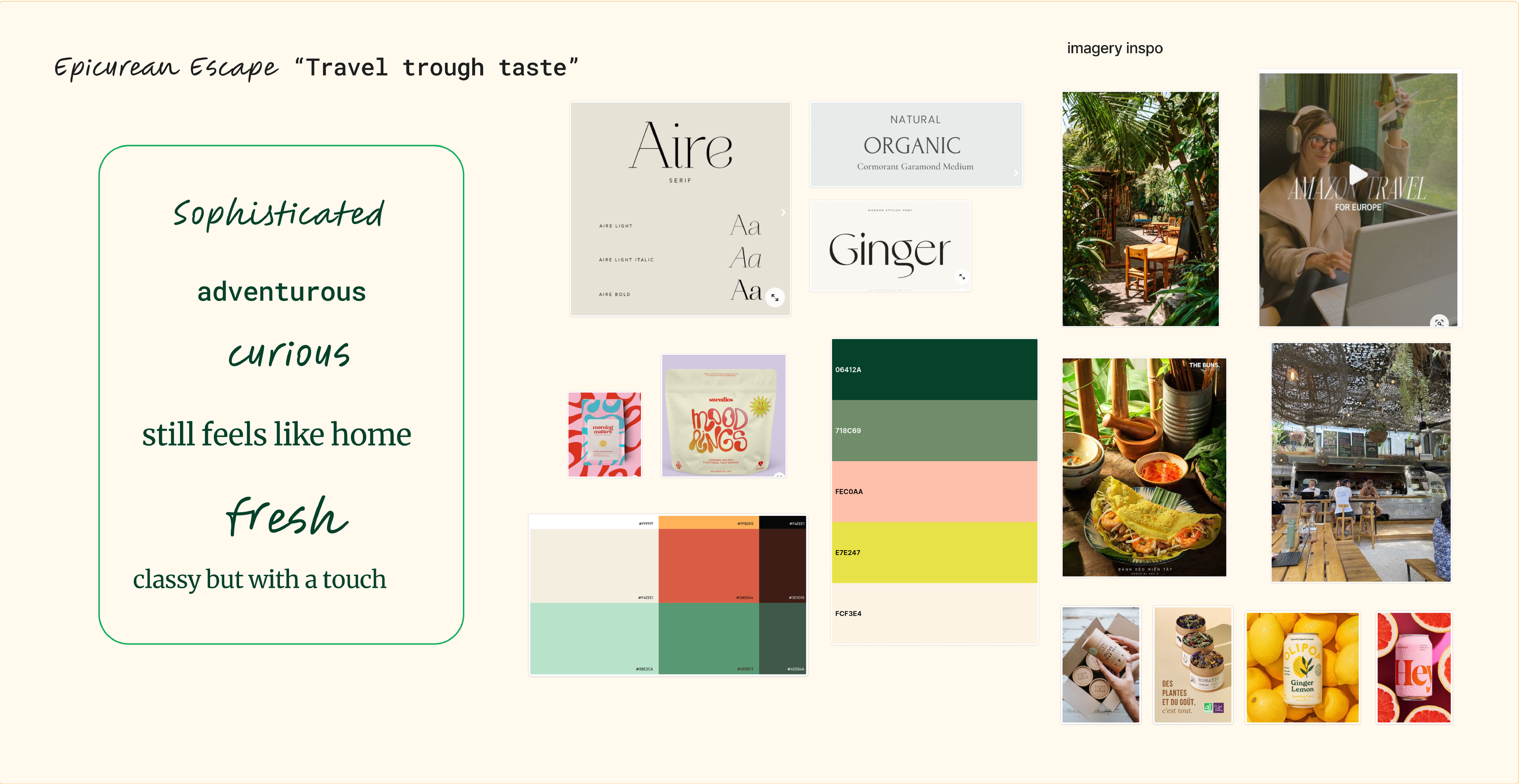 Moodboard visual